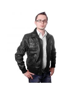 Herren Leder Jacke Style No.SB 5000